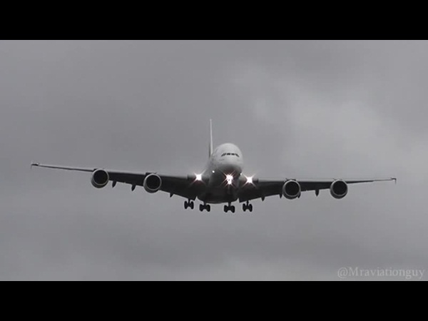 شاهد مناورة قائد طائرة الإمارات لتفادي الاصطدام بسبب الرياح القوية